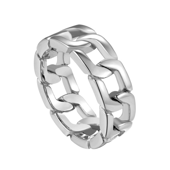 ✨SALE✨18k Cuban Link Ring - Picture 3 of 3